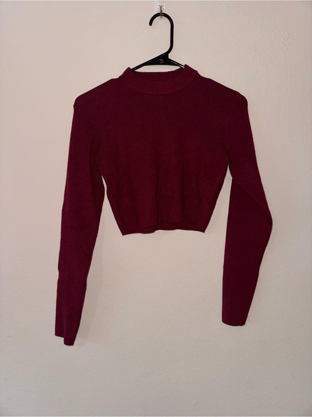 Altar'd State cropped ribbed long-sleeve top